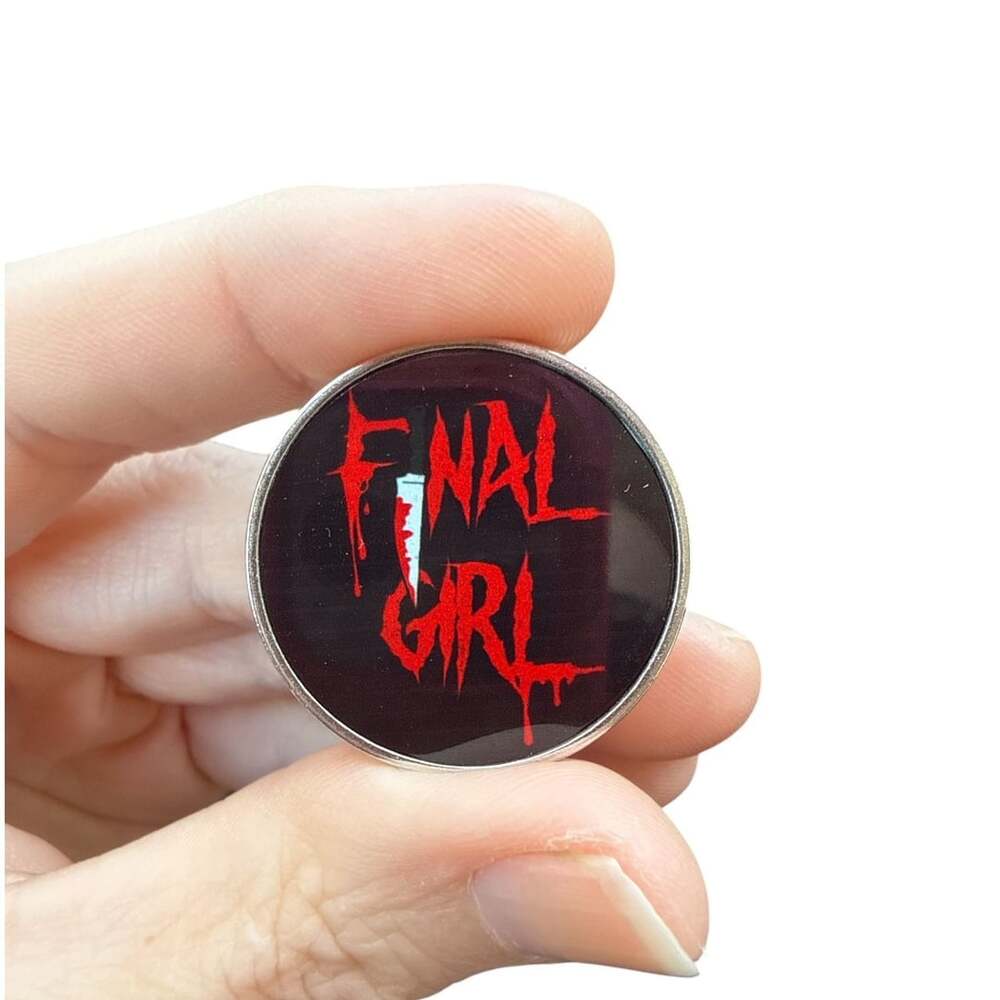 Final Girl Horror Movie Metal Pin Badge